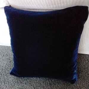 VINTAGE Ralph Lauren Deep Blue Velvet Accent Pillow